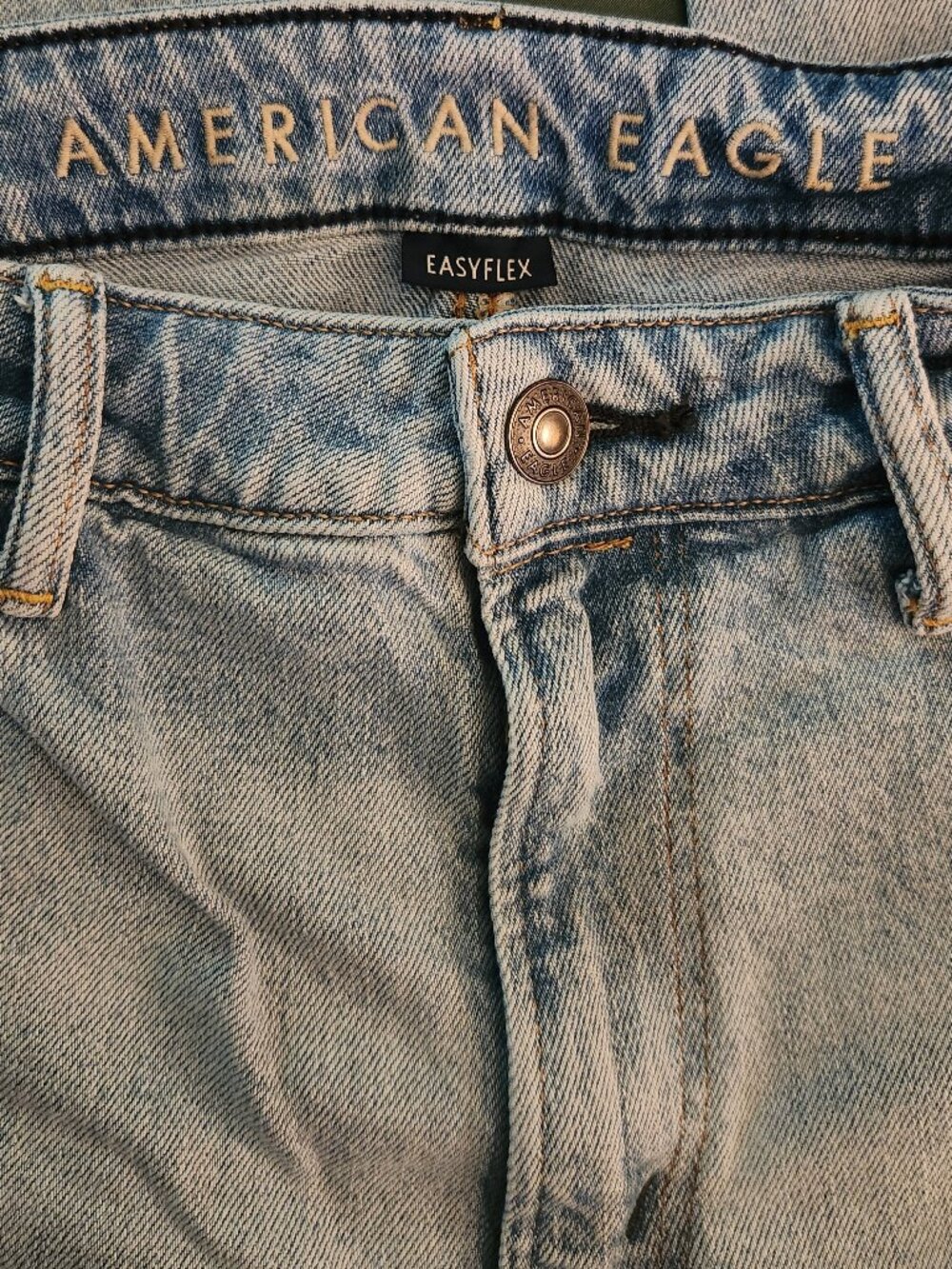 American Eagle Men's Jeans Athletic Straight Light Wash 33x34 - Picture 4 of 6